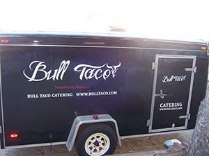 Bull Taco car graphics